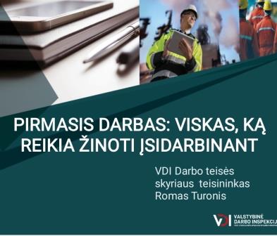 Valstybinės darbo inspekcijos pamoka