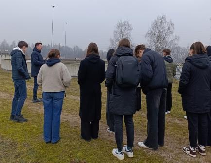 Biologijos pamoka Ližių valymo įrenginiuose