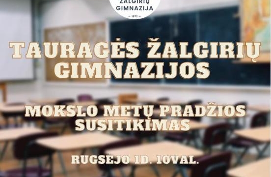 Rugsėjo 1–oji!