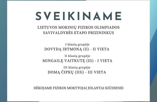 Sveikinimai!