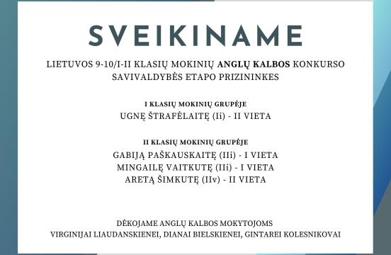 Sveikinimai!