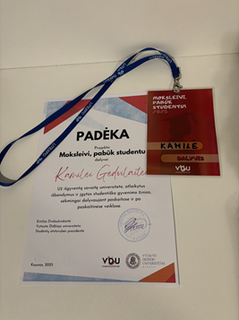  „Studentas vienai dienai“