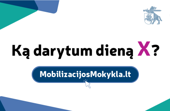 Startavo informacinė-edukacinė platforma „Mobilizacijos mokykla“!