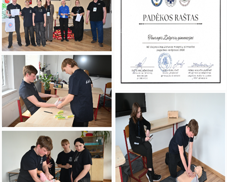 Mokyklų pirmosios pagalbos varžybos