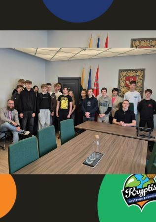 Iv klasės mokiniai lankėsi Tauragės rajono savivaldybėje