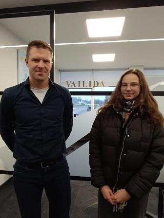 Pažintis su transporto įmone „Vailida“ 