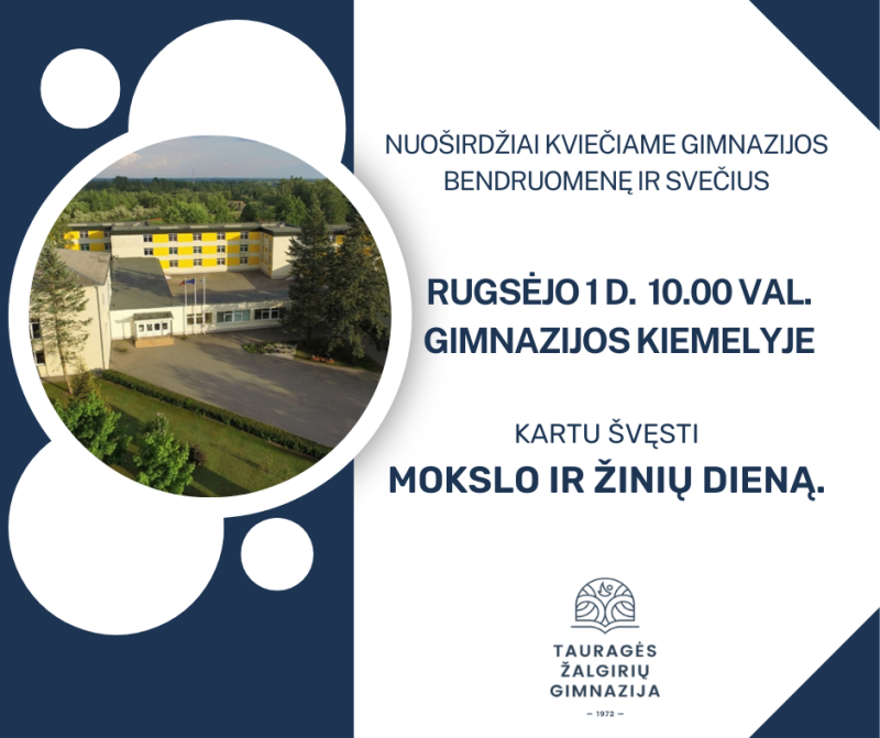 Kviečiame!