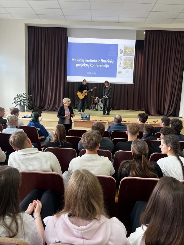 Mokinių metinių inžinerinių projektų konferencija