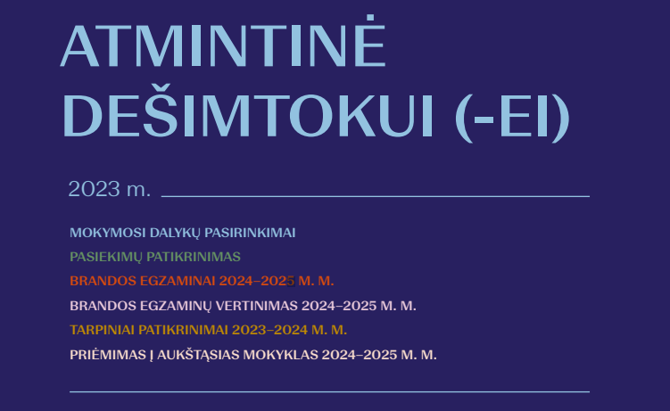 Informacija antrokams!