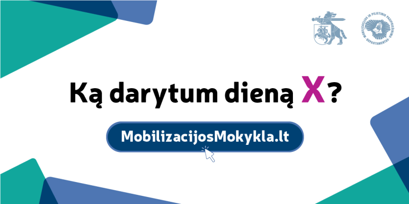 Startavo informacinė-edukacinė platforma „Mobilizacijos mokykla“!